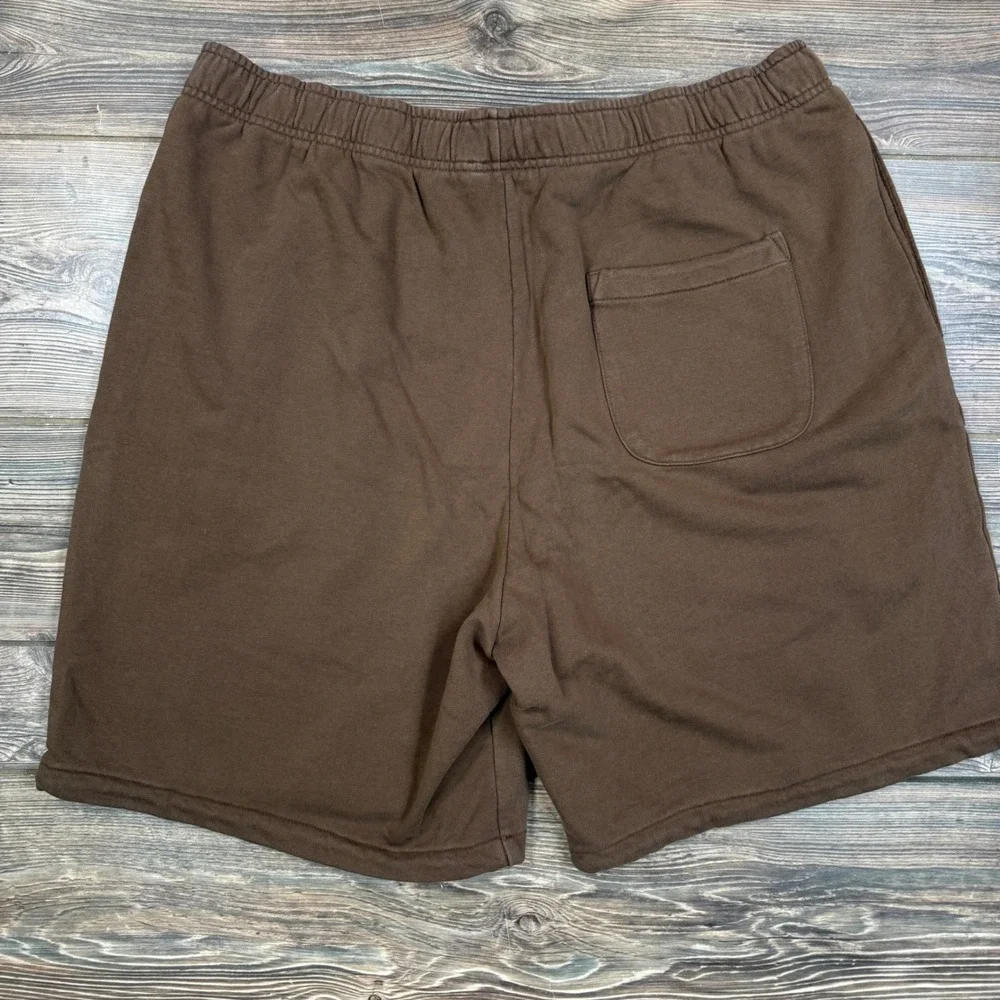 Polo Ralph Lauren Mens Size 3XB Fleece Shorts Brown Drawstring Big & Tall Pony